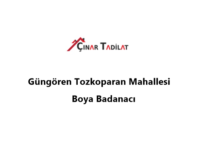 Güngören Tozkoparan Mahallesi Boya Badanacı