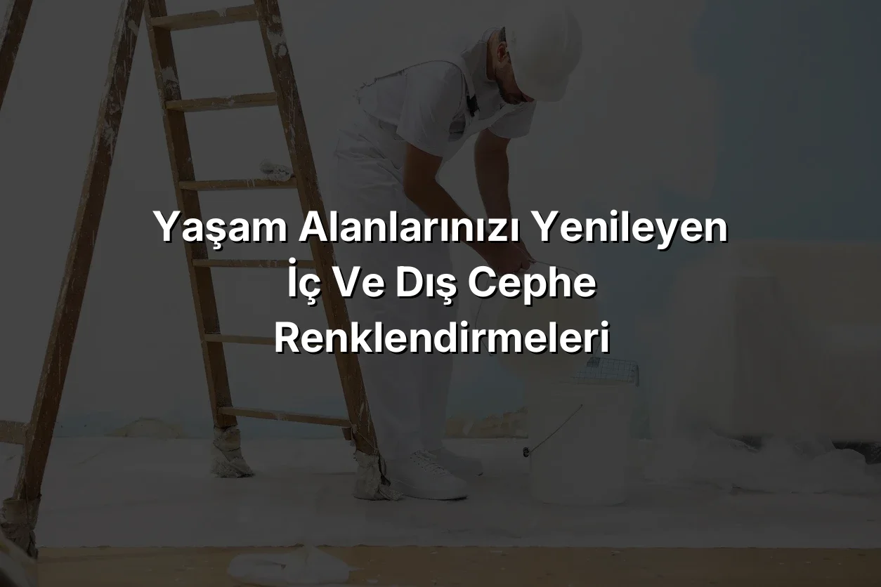 
Yaşam Alanlarınızı Yenileyen İç ve Dış Cephe Renklendirmeleri

